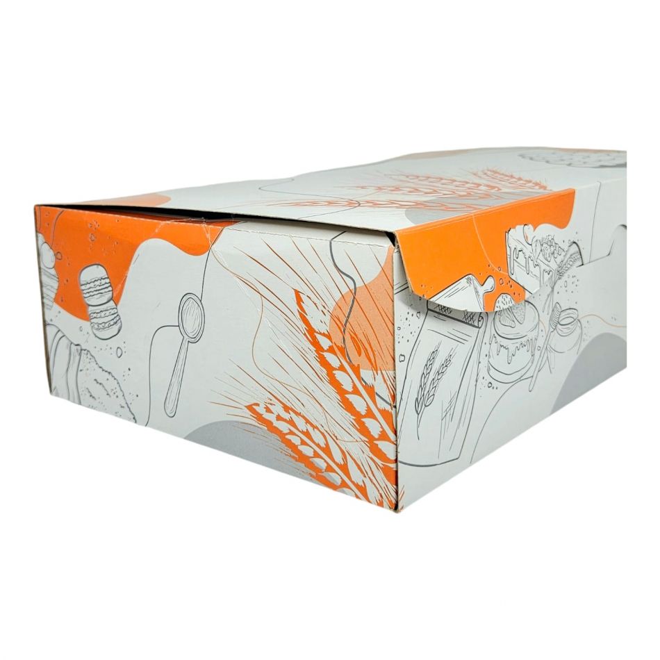 CAJA PASTELES N10 25 X 33 X 8 CM (25UDS)