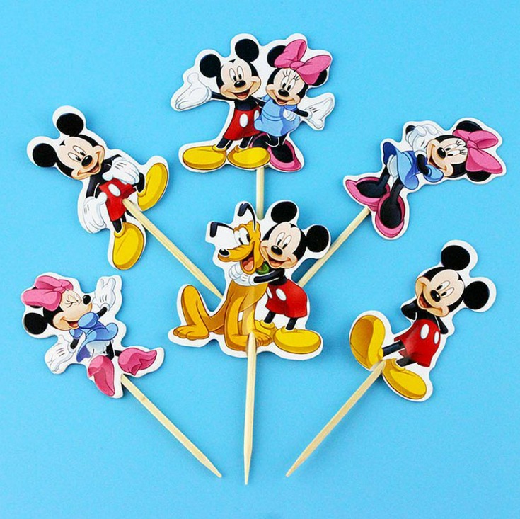 PACK MINI TOPPERS MICKEY- MINNIE (24 UDS)