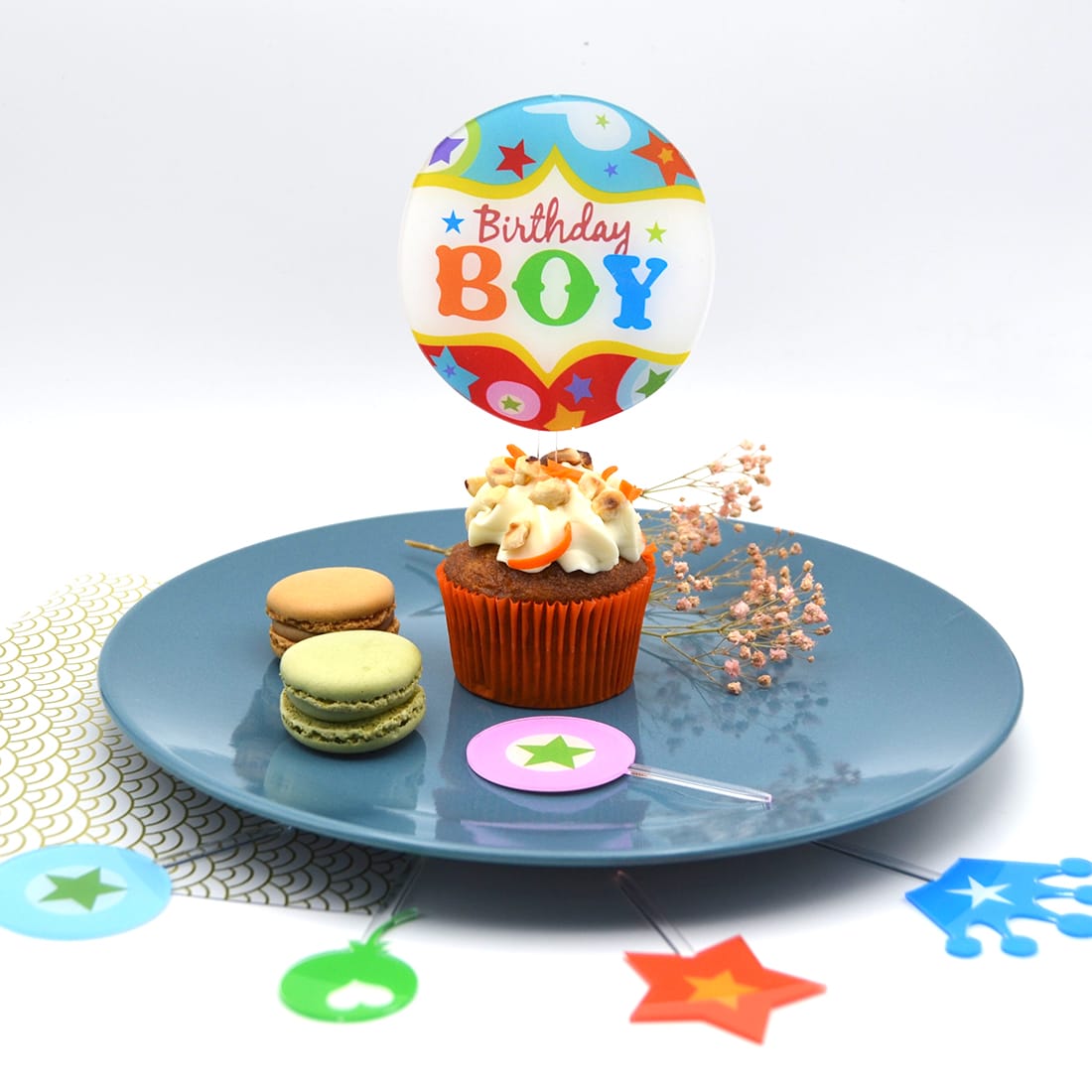 PACK TOPPERS HAPPY BIRTHDAY NIO (6UDS)