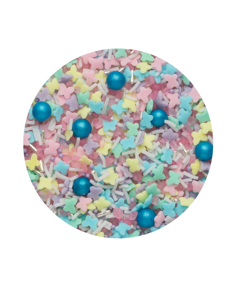 Sprinkles Special Mix 2 mariposas -confetti cakes (100grs)