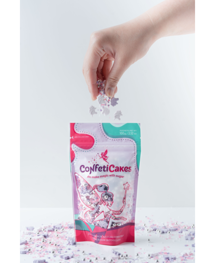 Sprinkles Special Mix 5 unicornios y corazones -Confeti cakes (100grs)