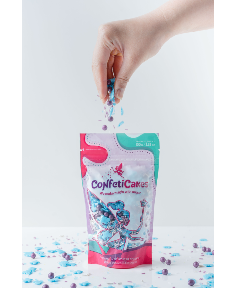 Sprinkles Special Mix 7 Mariposas azules - Confeti cakes (100grs)