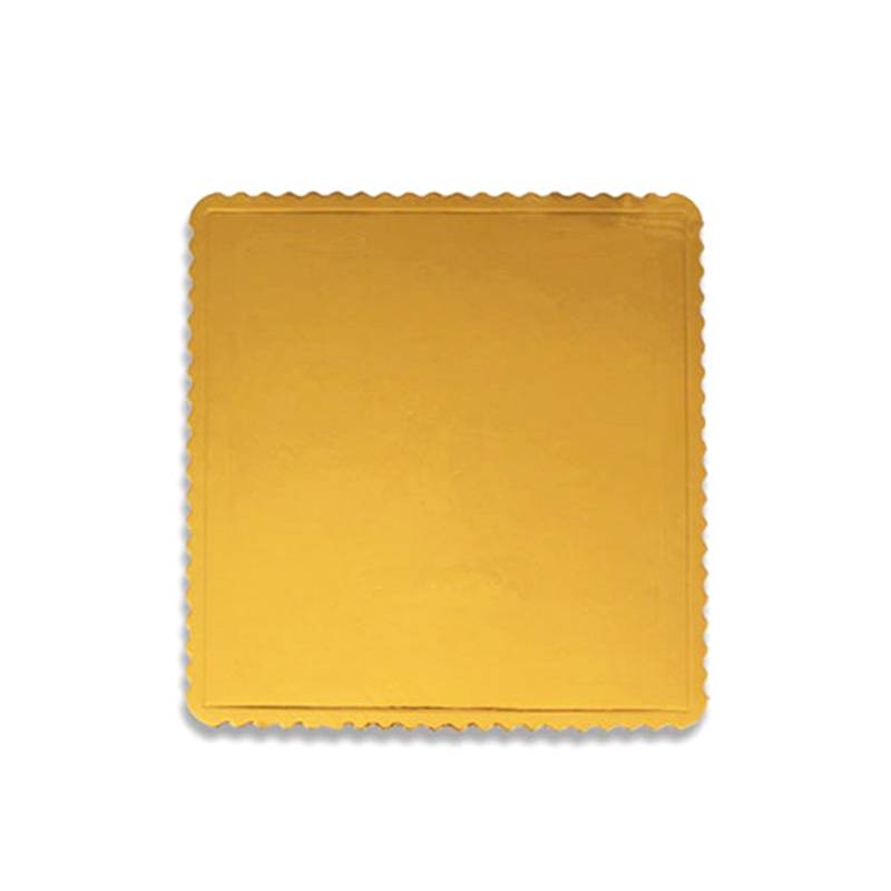 BASE CUADRADA EXTRAFUERTE ORO 30X30X3 MM (5UDS)