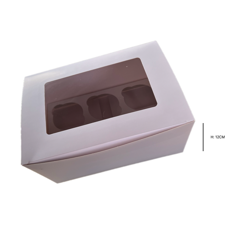 CAJA ALTA 6 CUPCAKES ALTA 12 CM(10UDS) azucren 