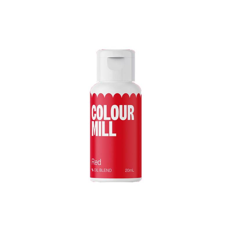 COLORANTE LIPOSOLUBLE GEL COLOUR MILL ROJO (20ML)