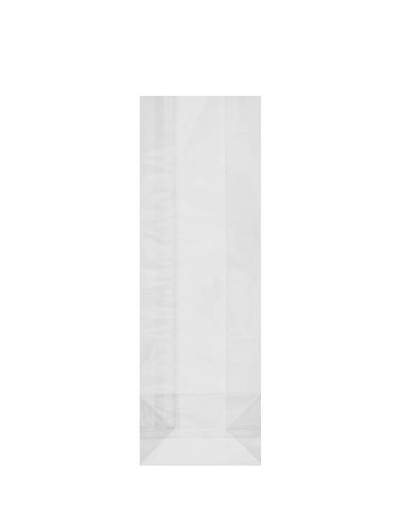 BOLSA TRANSPARENTE FONDO CUADRADO 10x30+6 cm (100UDS)