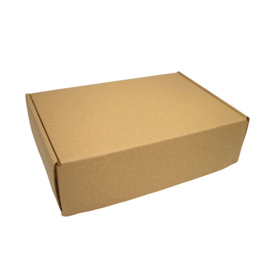 CAJA KRAFT 24X17,5X7 CM RESISTENTE (10UDS) -decopast