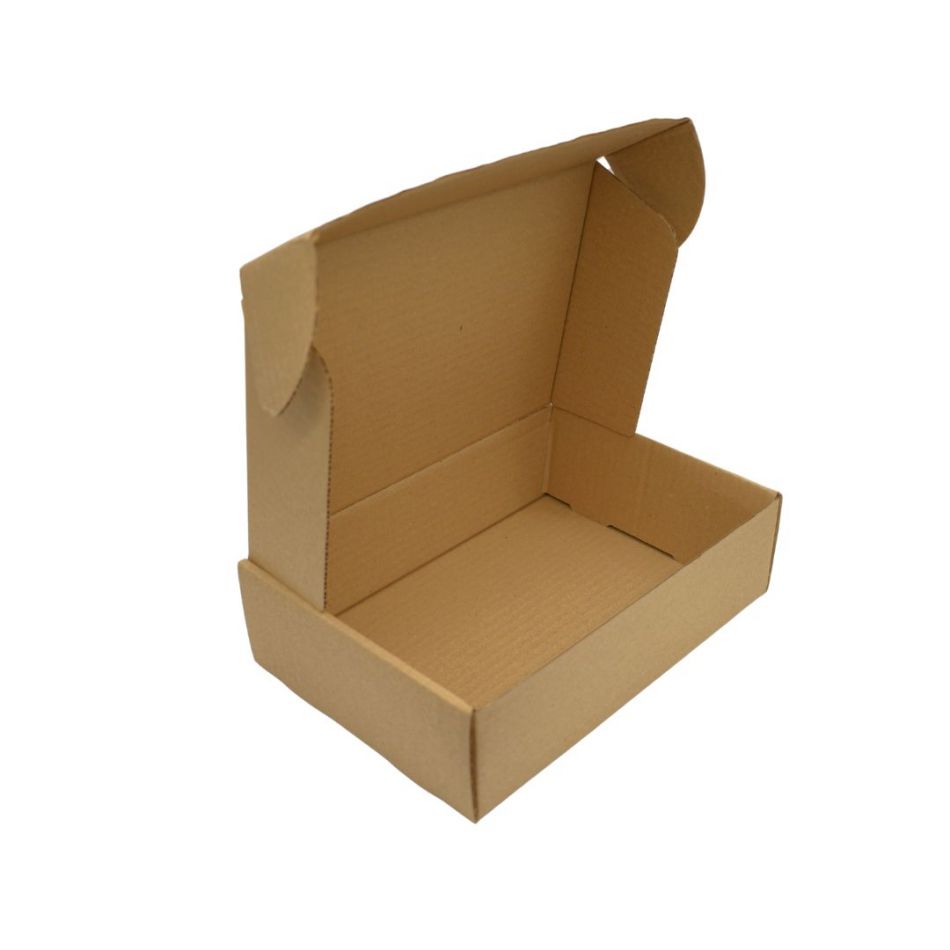 CAJA KRAFT 24X17,5X7 CM RESISTENTE (10UDS) -decopast