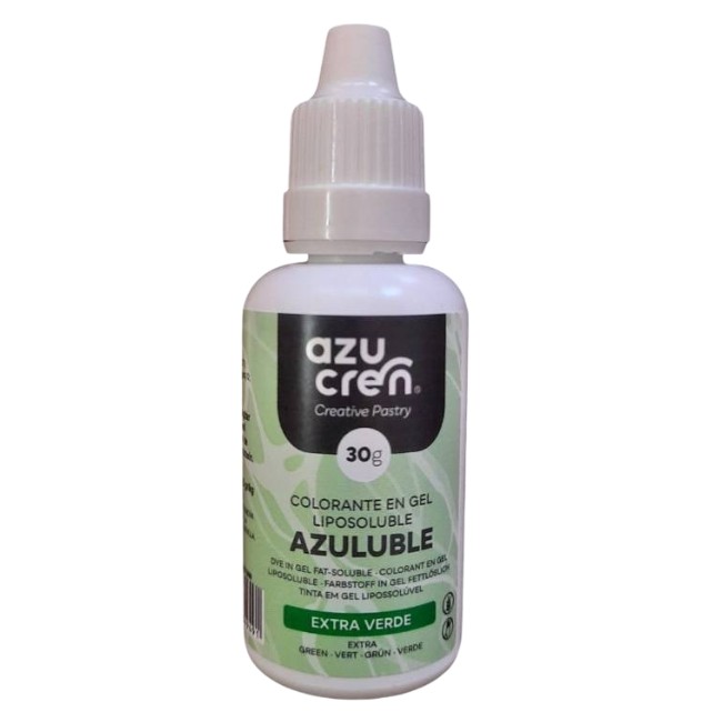 COLORANTE LIPOSOLUBLE EXTRA VERDE 30 ML-Azucren 