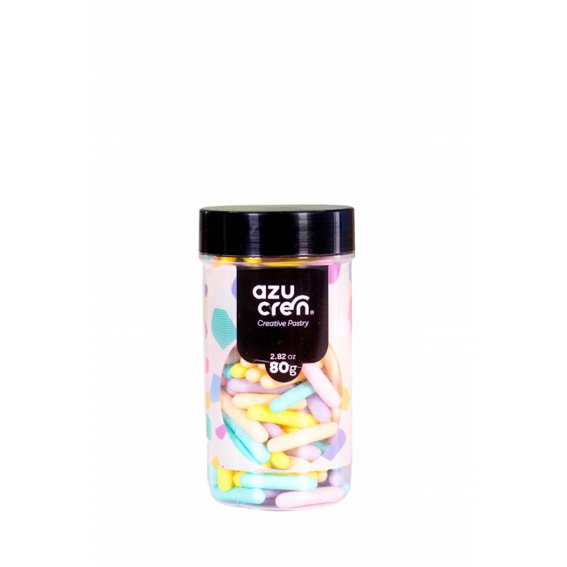  PALOS DE AZUCAR MIX PASTEL 80 GRAMOS -Azucren