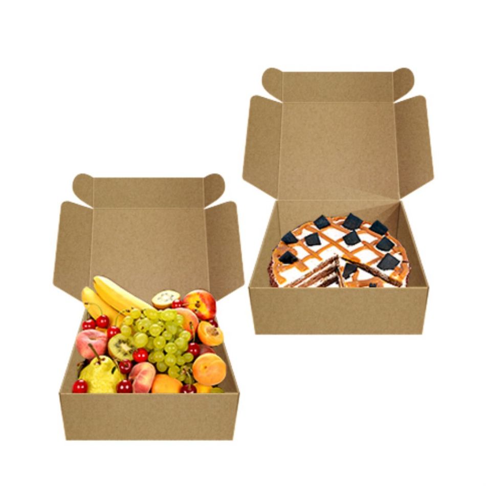 CAJA KRAFT 25X25X10 CM (10UDS)-decopast