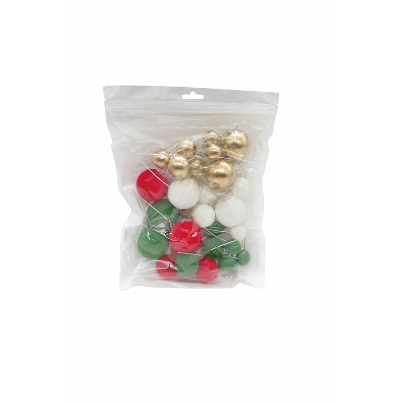 SET 32 BOLAS DECORATIVAS NAVIDAD-azucren