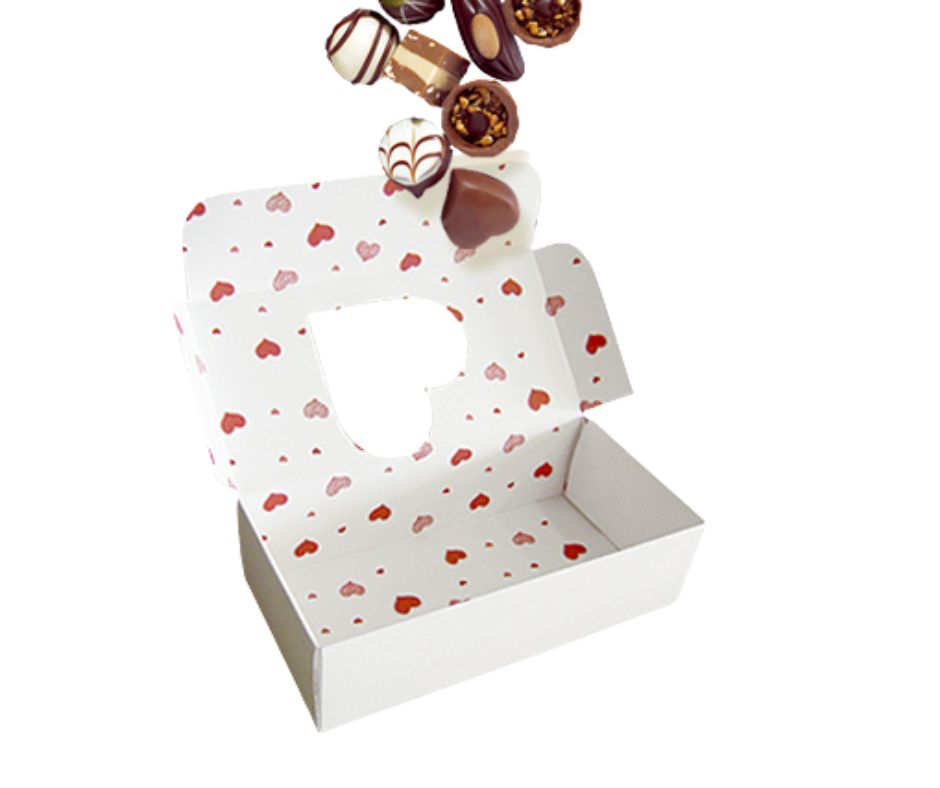 CAJA 18X9X5 CM BLANCA-CORAZONES (10UDS) -decopast