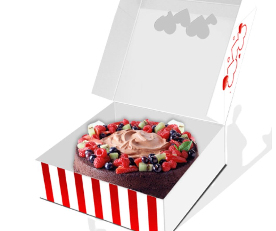 CAJA SAN VALENTIN RAYAS ROJAS 28X28X7,5CM (10UDS) decopast