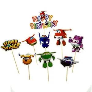 PACK TOPPERS SUPER WINGS (9UDS)