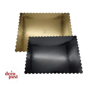 BASE 30 X 40 CM REVERSIBLE ORO/NEGRO RGIDA - 3MM (5UDS)