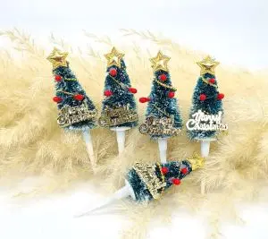 ABETO NAVIDAD DECORADO MERRY CHRISTMAS (5UDS)