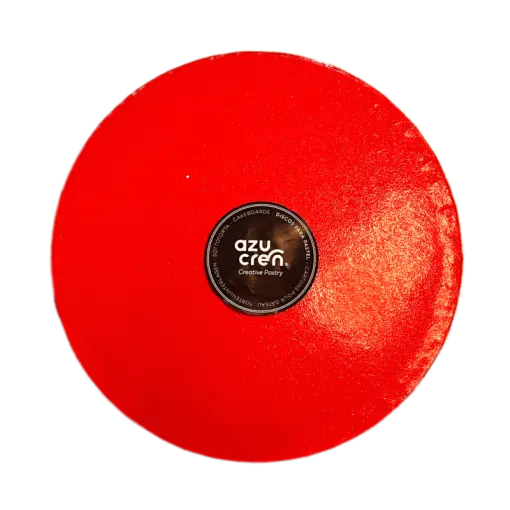 CAKE DRUM REDONDO ROJO 30CM-12MM Pastry colours
