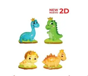 SORPRESAS PARA ROSCN DINOSAURIOS 2D (100UDS)