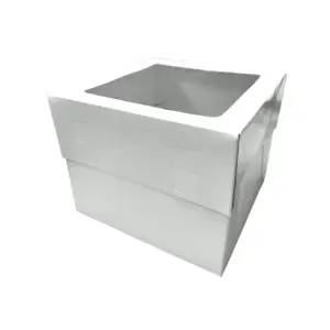 CAJA TARTA GRADUABLE CON VENTANA 30X30X20-30CM (10UDS)Pastry colours