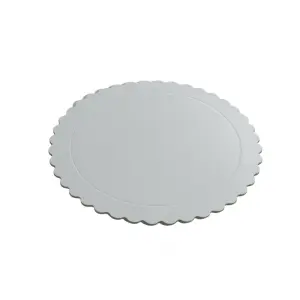 DISCO 25 CM BLANCO EXTRA-FUERTE 3 MM (5UDS) Pastry colours
