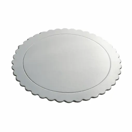 DISCO 20 CM PLATA EXTRA-FUERTES 3MM (5UDS)Pastry colours