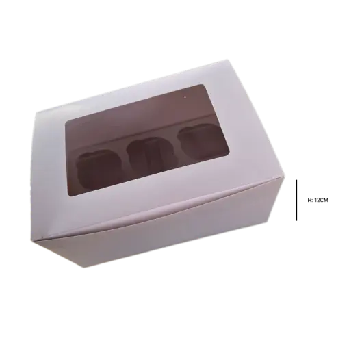 CAJA ALTA 6 CUPCAKES 12 CM(10UDS) azucren 