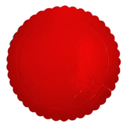 DISCO 20 CM ROJO / EXTRA FUERTES 3MM (5UDS)- azucren