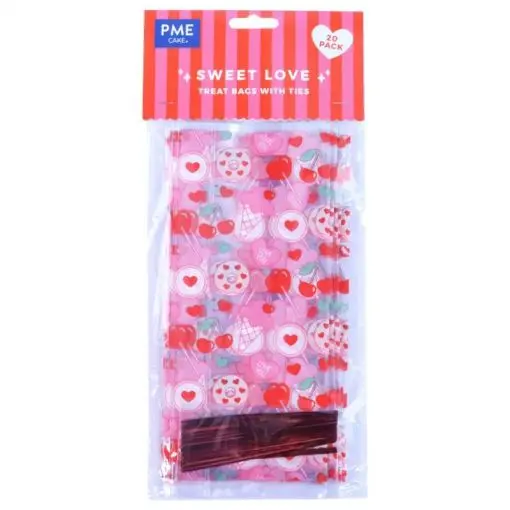 BOLSAS PARA DULCES SAN VALENTIN DULCE AMOR (20UDS) PME