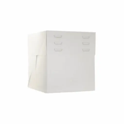 CAJA TARTA BLANCA GRADUABLE 30 x 30 x 20 A 30cm (10UDS) Pastry colours