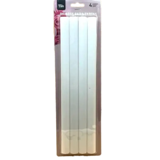 PACK 4 PILARES 30cm x 1,8cm -azucren