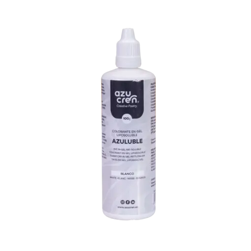 COLORANTE EN GEL LIPOSOLUBLE BLANCO AZULUBLE 100 ML.-azucren