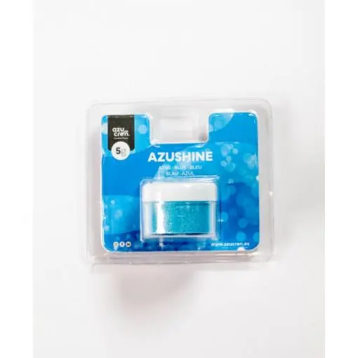 PURPURINA COMESTIBLE EN POLVO AZUL AZUSHINE 5 GR- azucren