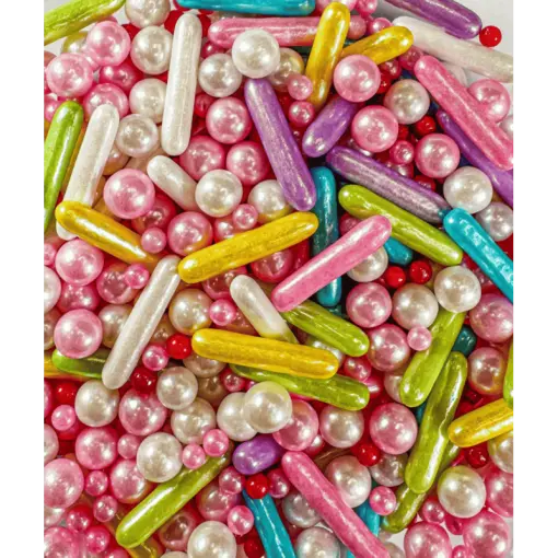  SPRINKLES MIX PASTEL METALICO 90 GRAMOS -azucren