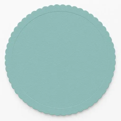 DISCO 25 CM AZUL CON TEXTURA EXTRA-FUERTE 3MM (5UDS) -azucren