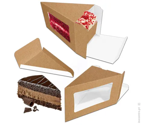 CAJA PARA PORCIN + BANDEJA KRAFT (10UDS)-decopast