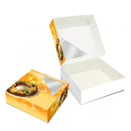 CAJA ROSCN 33X33X7,5 CM 1 PIEZA (10UDS)-decopast