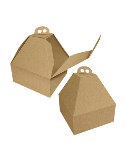 CAJA TARTA KRAFT 24X24X28 CM CON ASA (10UDS)-decopast
