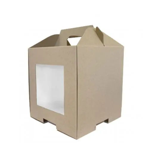 CAJA PARA TARTA REVERSIBLE 28X28X30 CON REDUCTOR HASTA 23CM (10UDS)-decopast