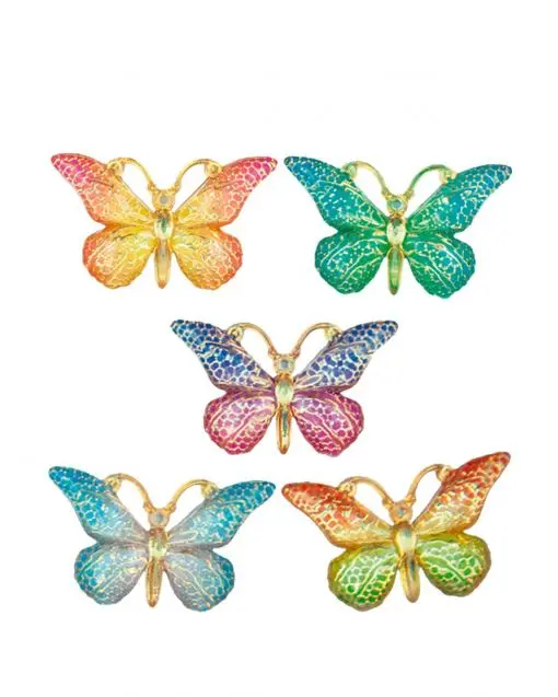 SORPRESAS ROSCN MARIPOSAS COLORES (100UDS) decopast