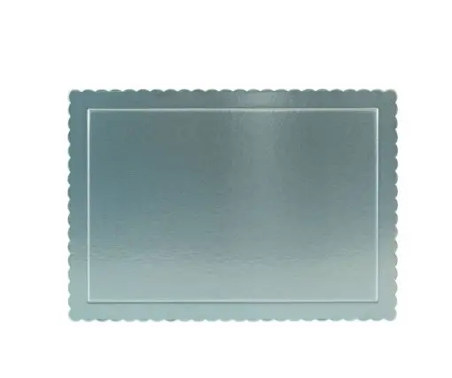 BASE RECTANGULAR 30 X 40 CM AZUL  GRUESA 3MM (5UDS) Pastry Colours