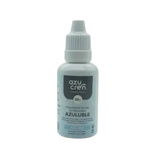  COLORANTE LIPOSOLUBLE AZUL BEBE AZULUBLE 30 ML.-Azucren